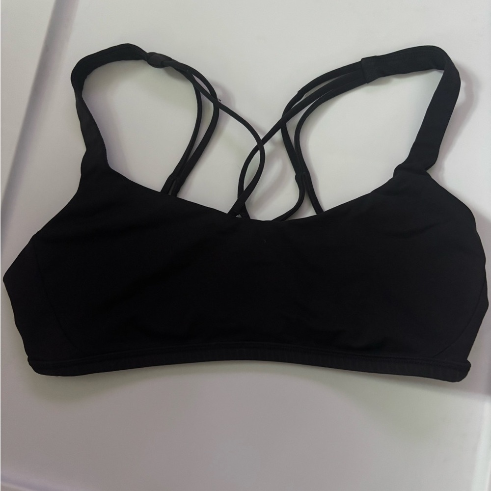 Lululemon Black Sports Bra with Crisscross Straps
